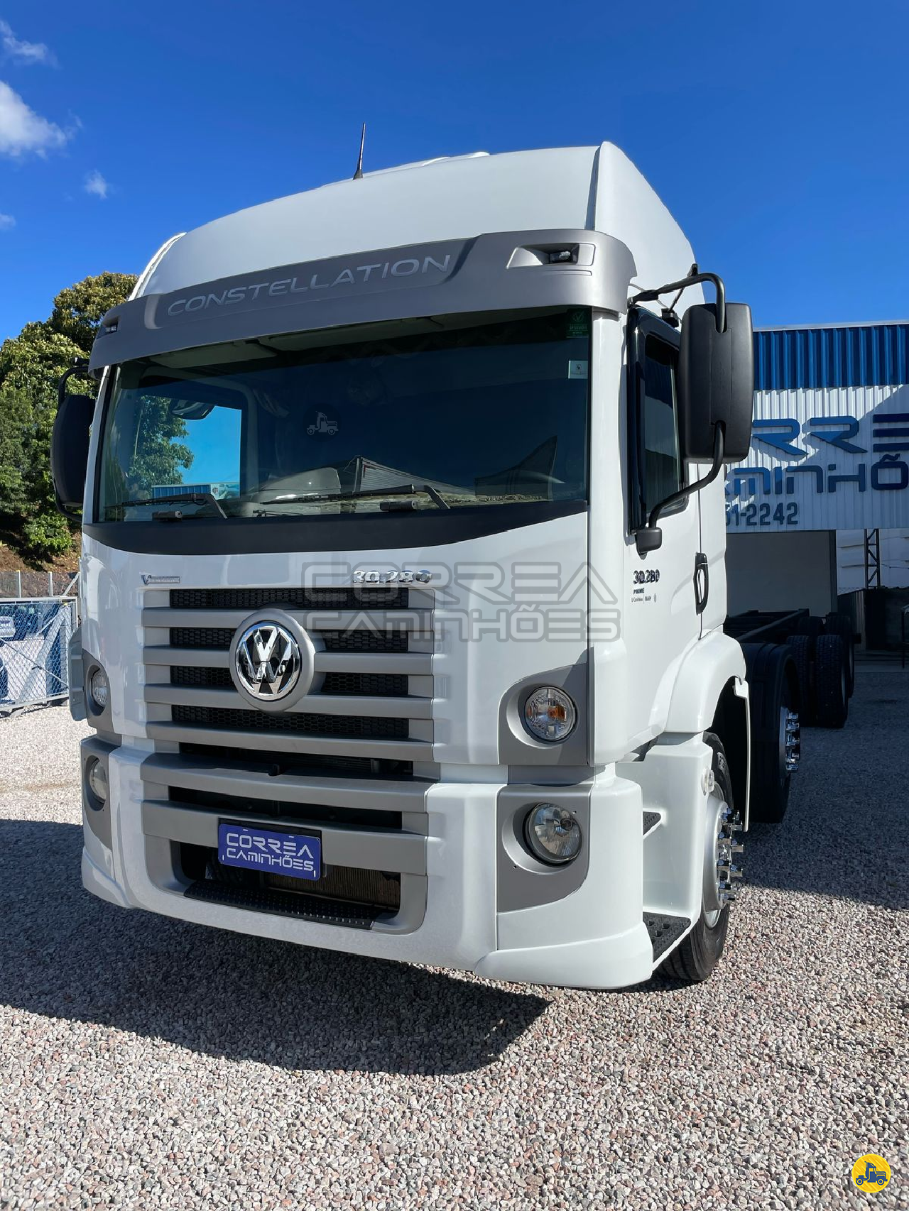 CAMINHAO VOLKSWAGEN VW 30280 Chassis BiTruck 8x2 Correa Caminhões BRUSQUE SANTA CATARINA SC